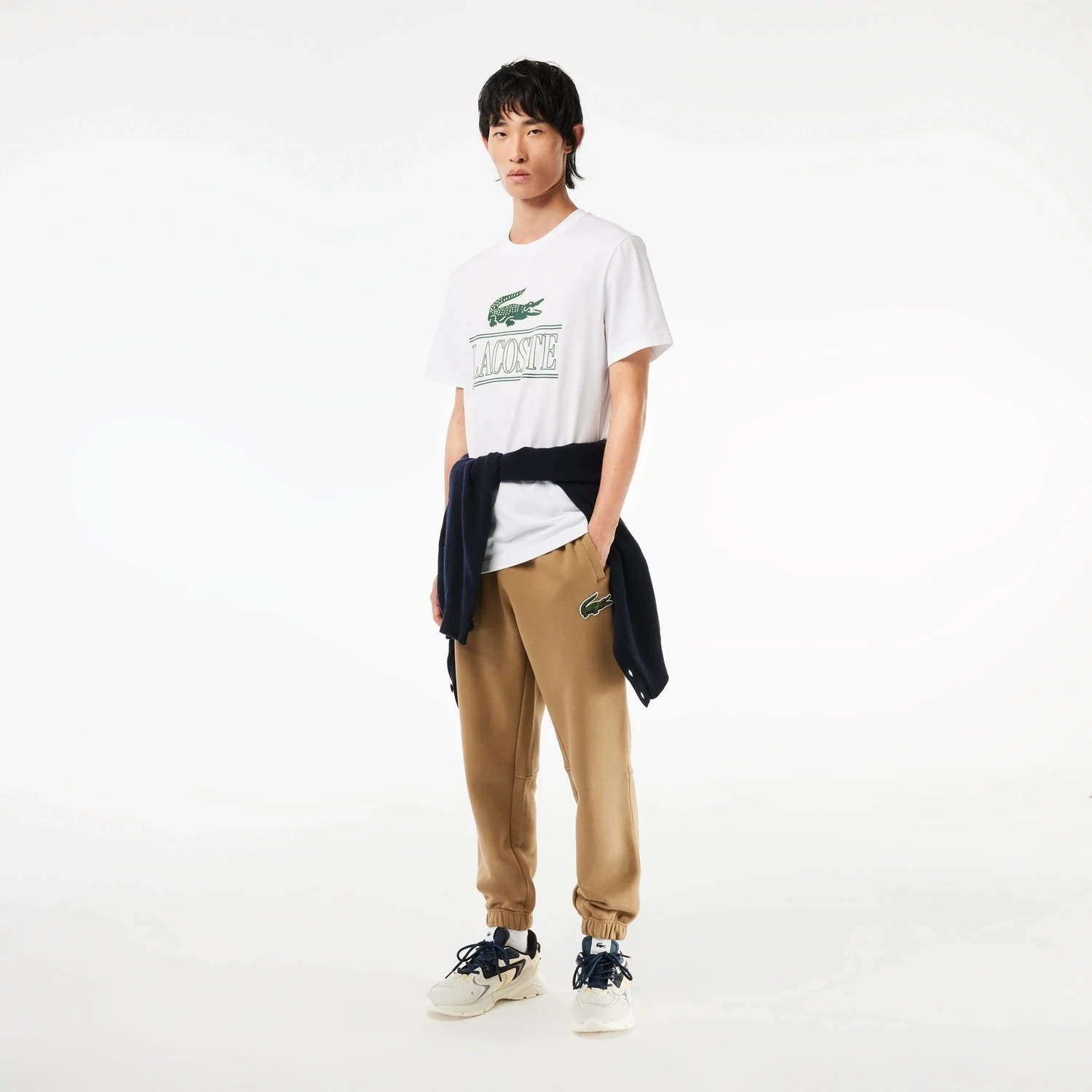 Lacoste TH1218 52 001 Men’s T-Shirt w/ Logo