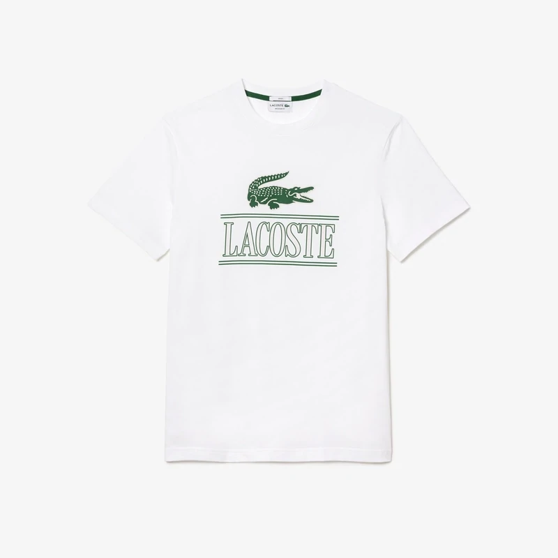 Lacoste TH1218 52 001 Men’s T-Shirt w/ Logo