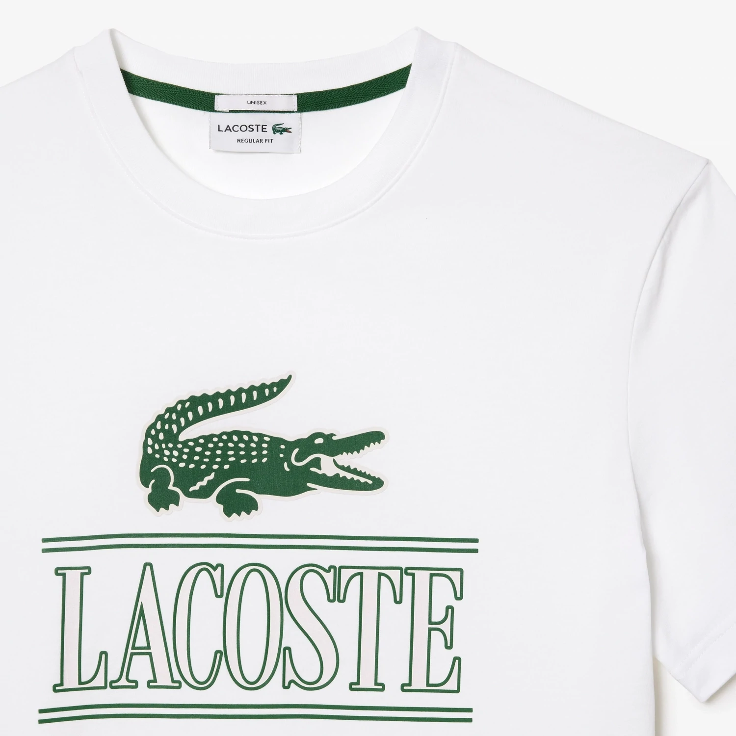 Lacoste TH1218 52 001 Men’s T-Shirt w/ Logo