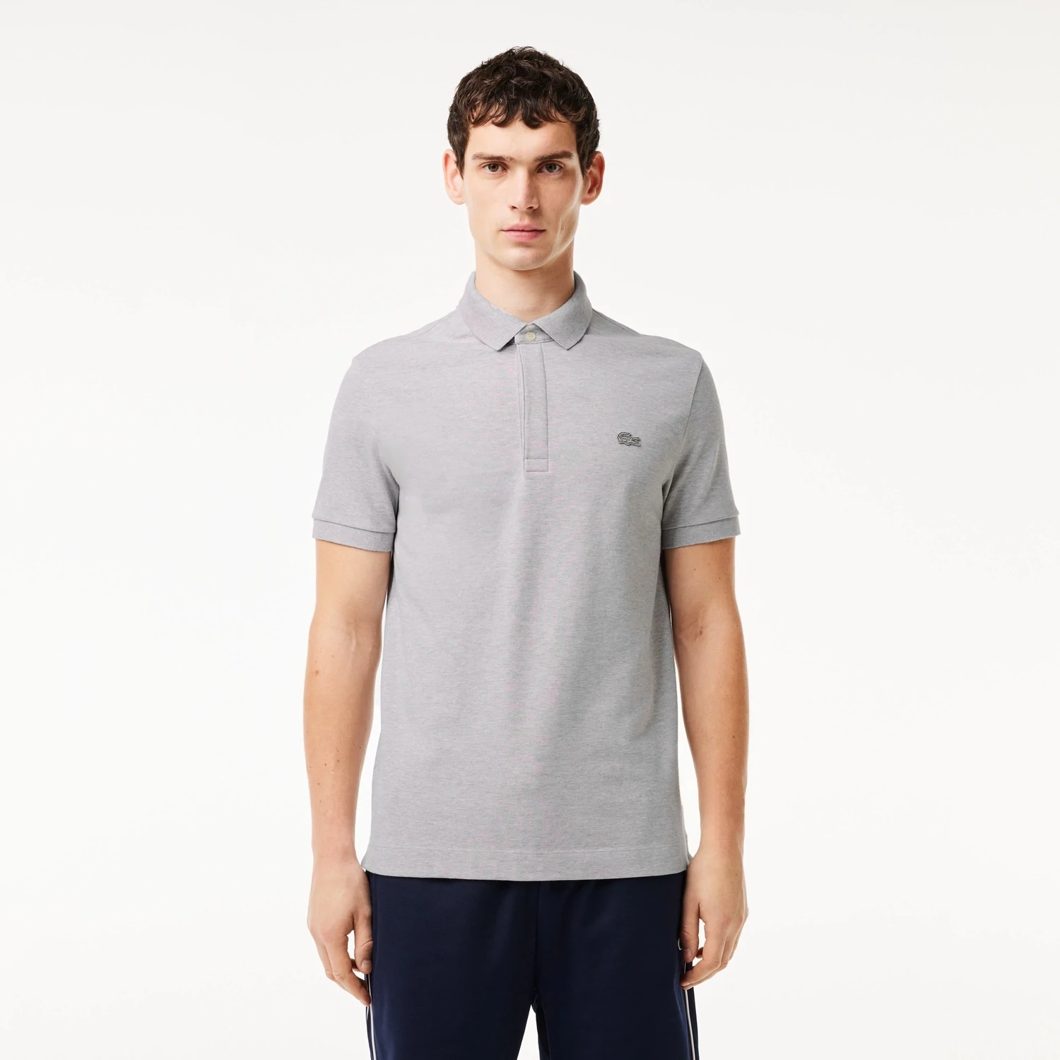 Lacoste PH5522 52 CCA Men’s Short Sleeve Polo Shirt – Grey Chine