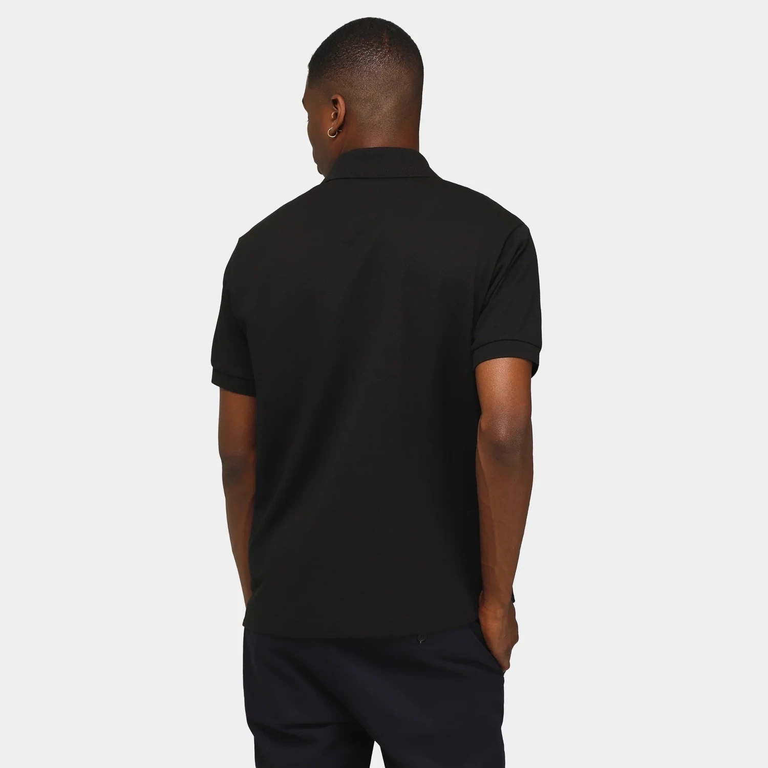 Lacoste L1212 52 031 Men’s Short Sleeve Classic Fit Polo Shirt – Black