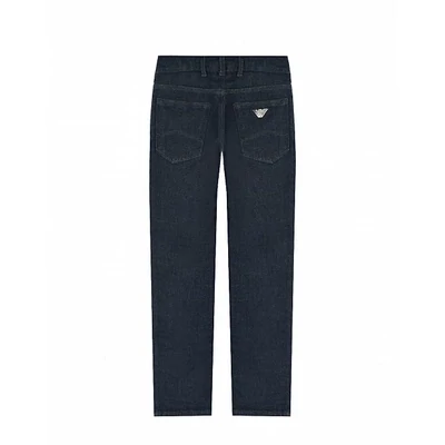 Armani 6L4J06 4D3DZ Boy’s 5-Pocket Denim Jean Pants /DENIM BLUE