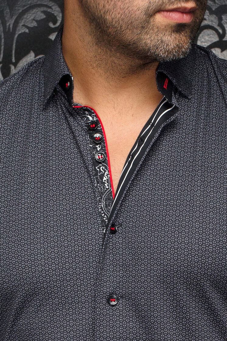 Au Noir KNOX Men’s Long Sleeve Dress Shirt