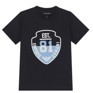 Armani 6LHDJ5 4J54Z Baby Boy’s Short Sleeve Logo T-Shirt