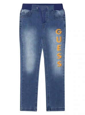 Guess N3GA00D4CA0 Boy's Pull-On Denim Jogger Pants
