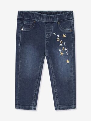 Guess A3BA00D4CA0 Baby Girl's Pull-On Jeans