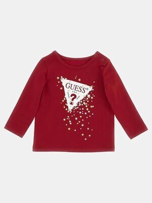 Guess A3BI01J1314 Baby Girl's 2PC LS T-Shirt And Jean/
