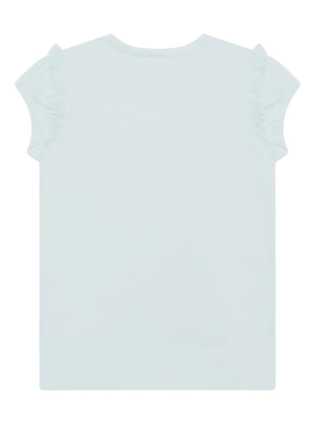 Guess Girls Junior K2GI11K6YW1 Mint Blue T-Shirt So Lovely Heart & Flowers