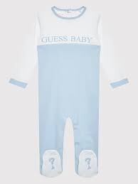 Guess H2YW05KA6W3, Baby Boy's Blue Onesies