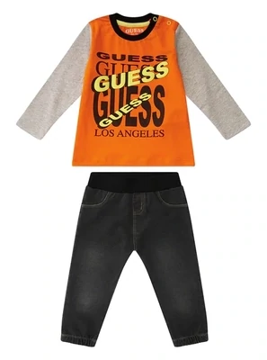 Guess I3RG16K8HM3 Baby Boy L/S Top & Jegging Set 2PIECE/