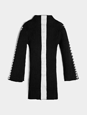 Guess J0BK37Z2PM0 Girls Black Dress with sleeves