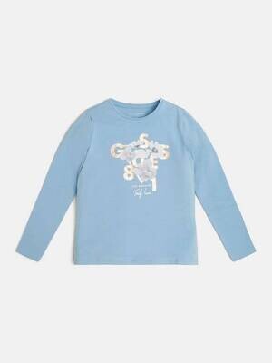 Guess J2YI12K6YW1 Girl’s Long Sleeve T-Shirt – Baby Sky