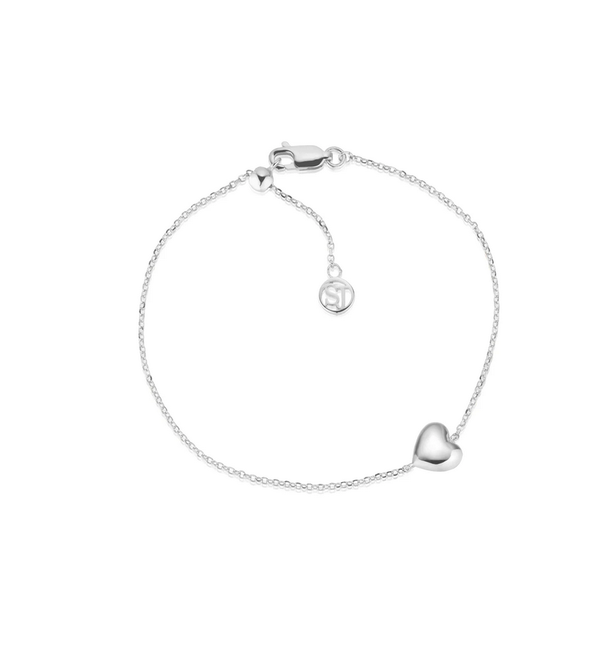Sif Jakobs B72358-CZ Caro Silver CZ Heart Bracelet
