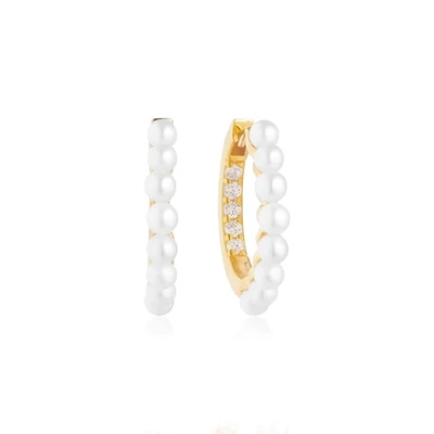 Sif Jakobs E22214-PCZ-YG Women’s Padua Medio Earrings