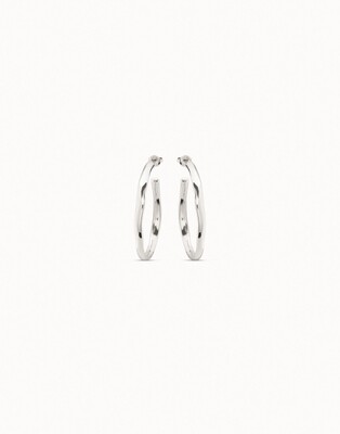 UNOde50 PEN0419MTL Sterling Silver Hoop Earrings - Ohmmm..