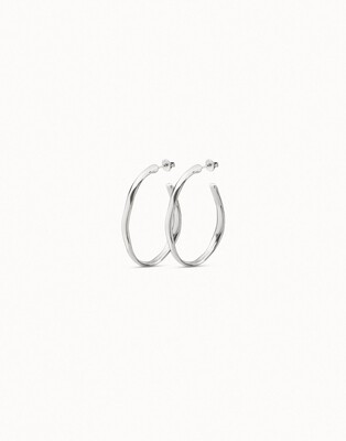 UNOde50 PEN0419MTL Sterling Silver Hoop Earrings - Ohmmm..