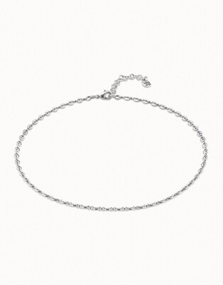 UNOde50 COL1365MTL000U Sterling Silver Double Hole Link Chain Necklace - Cadena 3