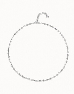 UNOde50 COL1365MTL000U Sterling Silver Double Hole Link Chain Necklace - Cadena 3
