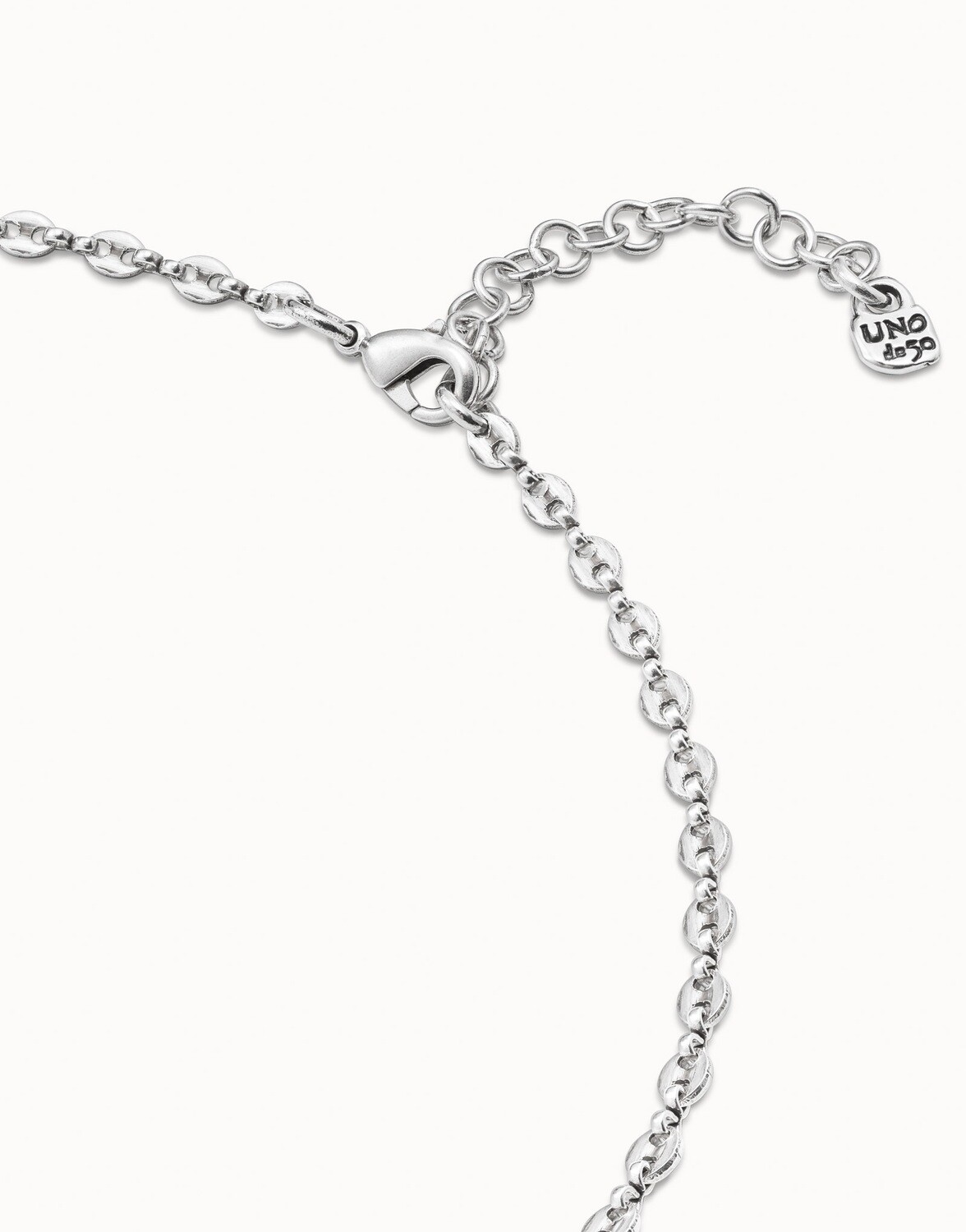 UNOde50 COL1365MTL000U Collier chaîne maillons double trou en argent sterling - Cadena 3