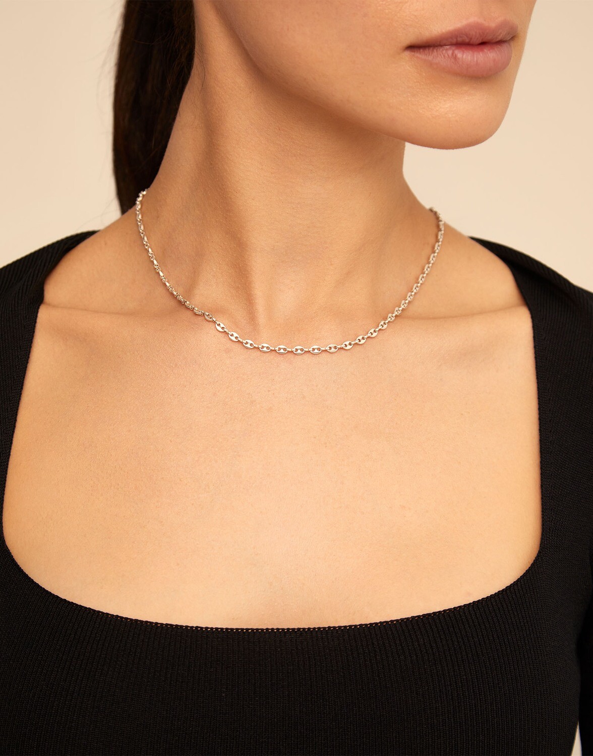 UNOde50 COL1365MTL000U Collier chaîne maillons double trou en argent sterling - Cadena 3