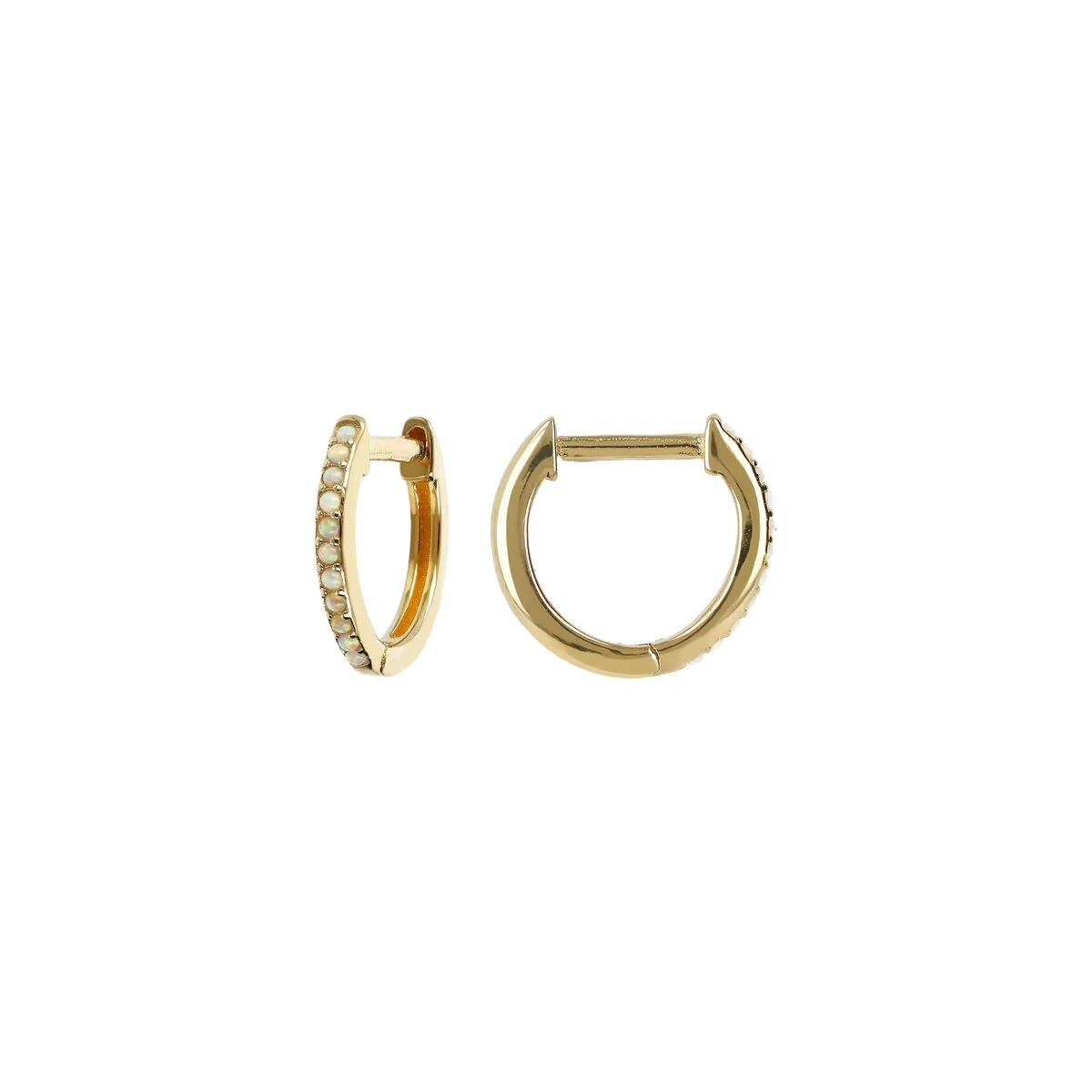 Etrusca WSET00723 Women’s 18Kt Plated Gold Mini Beaded Earrings