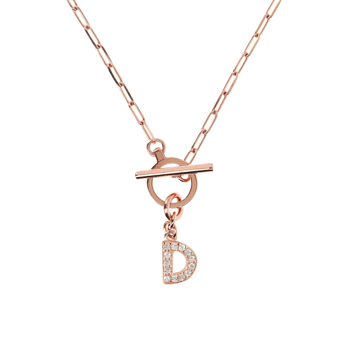 Bronzallure WSBZ01934 Letter Necklaces