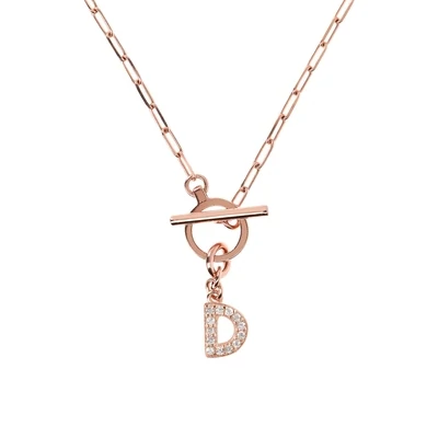 Bronzallure WSBZ01934 Letter Necklaces
