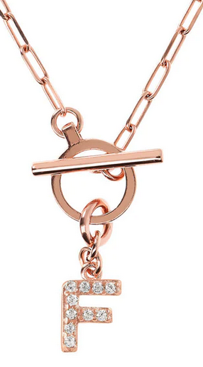 Bronzallure WSBZ01934 Letter Necklaces