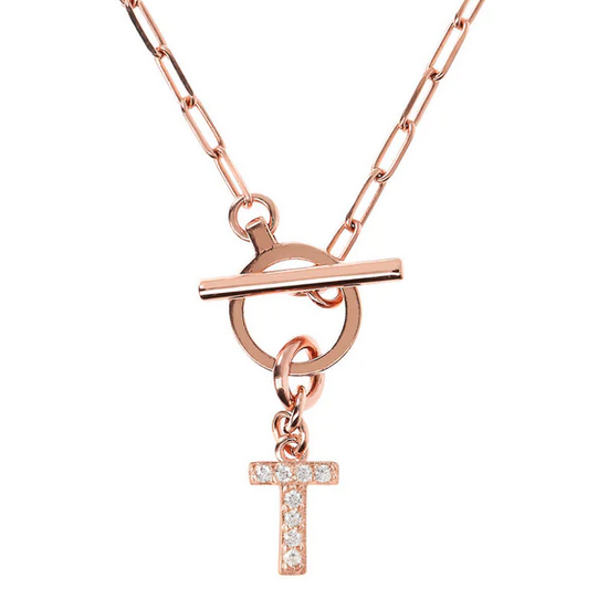 Bronzallure WSBZ01934 Letter Necklaces