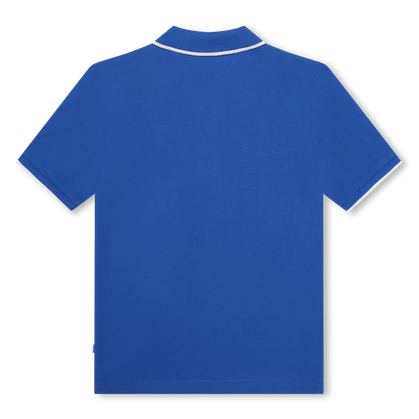 Hugo Boss J50704/872 Boy's Short Sleeve Basic Polo Shirt – Electric Blue