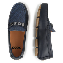 Hugo Boss J50852 Boy's Moccasin Shoes/