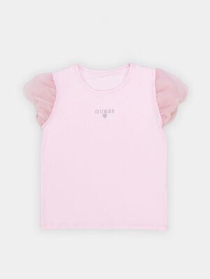 Guess K2RI24K6YW1 Girls Pink T-Shirt