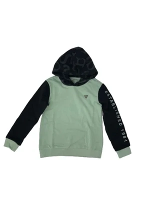 Guess L2YQ04KA6R0 Boy’s LS Hoodie /MATCHA DUST