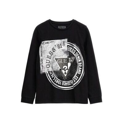 Guess L3BI40I3Z14 Boy's Long Sleeve T-Shirt