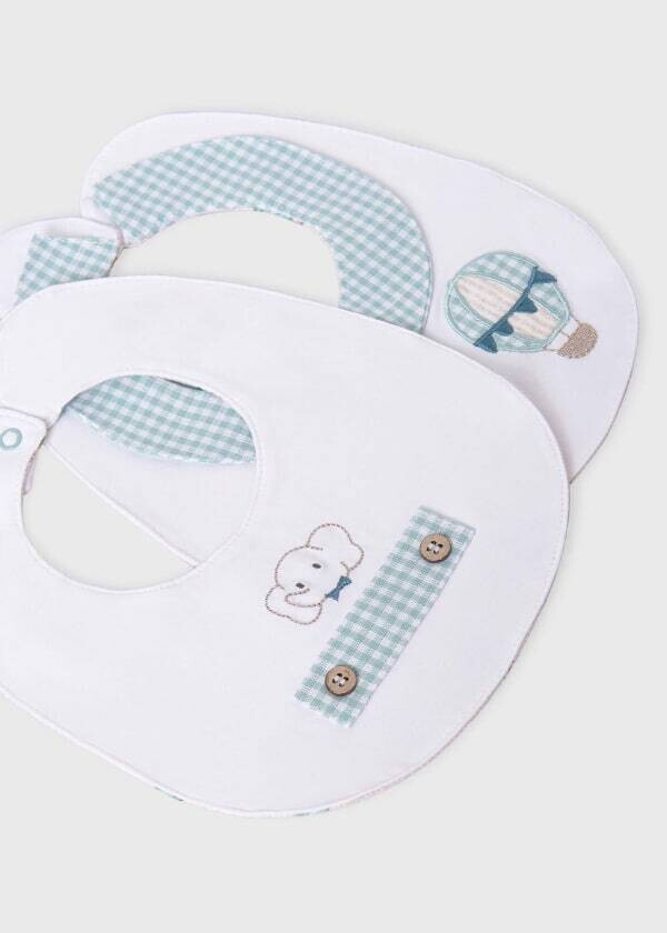 Mayoral 9408 Baby Boy's Reversible Balloon Bib