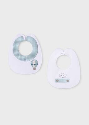 Mayoral 9408 Baby Boy's Reversible Balloon Bib