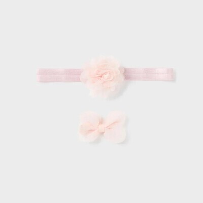 Mayoral 9727 Baby Girl's OS Hair Clip & Headband Set 2PC