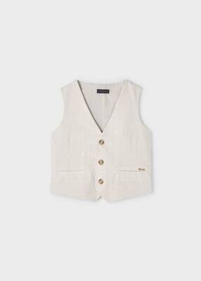Mayoral 3359 Boy's Reg. Fit Linen Vest/