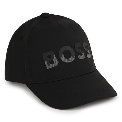 Hugo Boss J50952/09B Boy's Logo Baseball Cap – Black