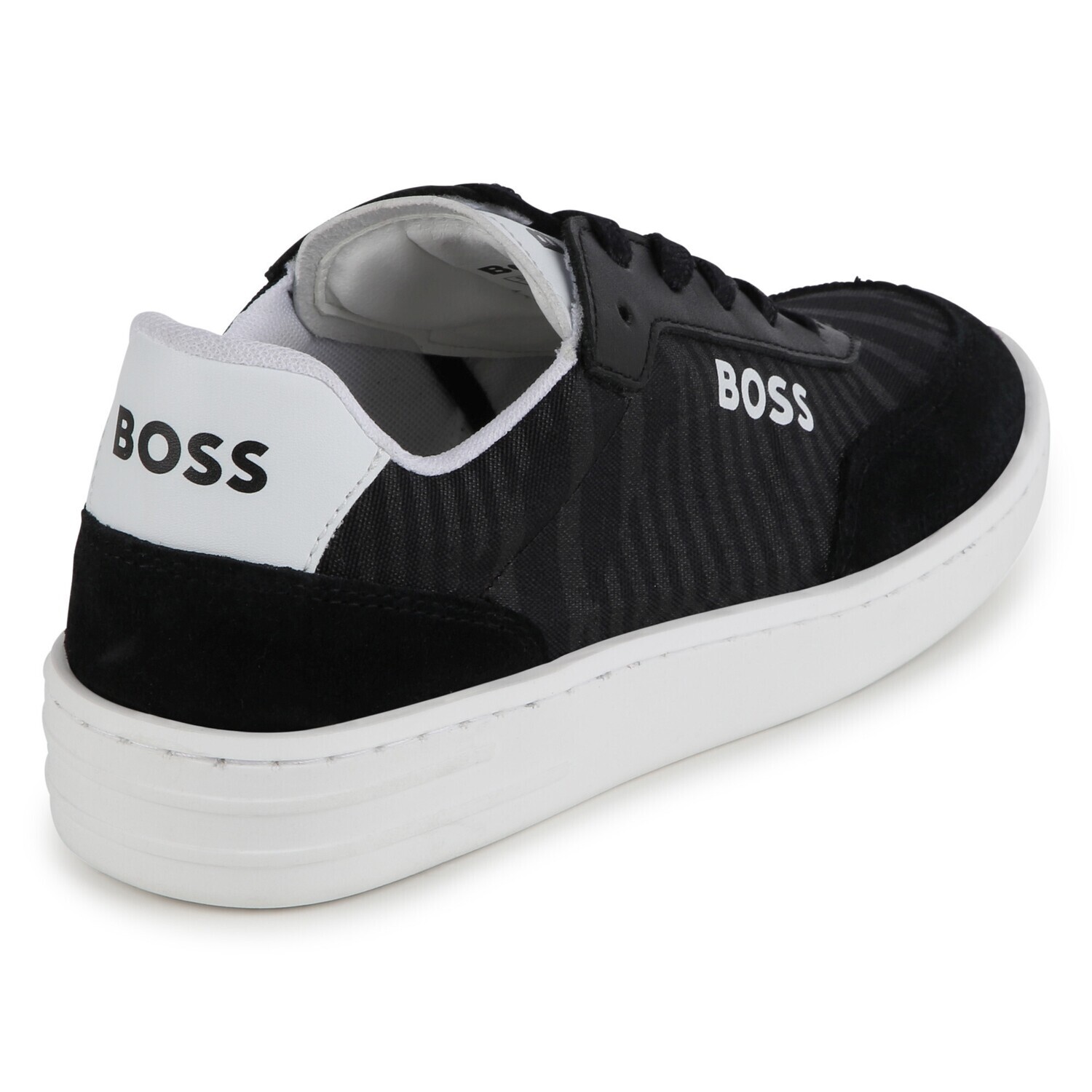 Hugo Boss J50858/09B Boy's Trainer Shoes – Black