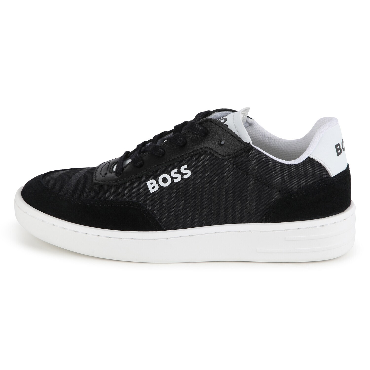 Hugo Boss J50858/09B Boy's Trainer Shoes – Black