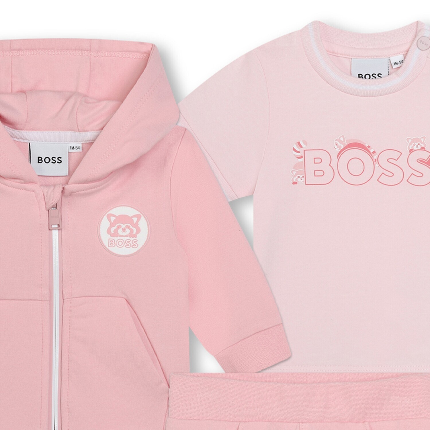Boss J50813 Girl's Tracksuit & Tee Set