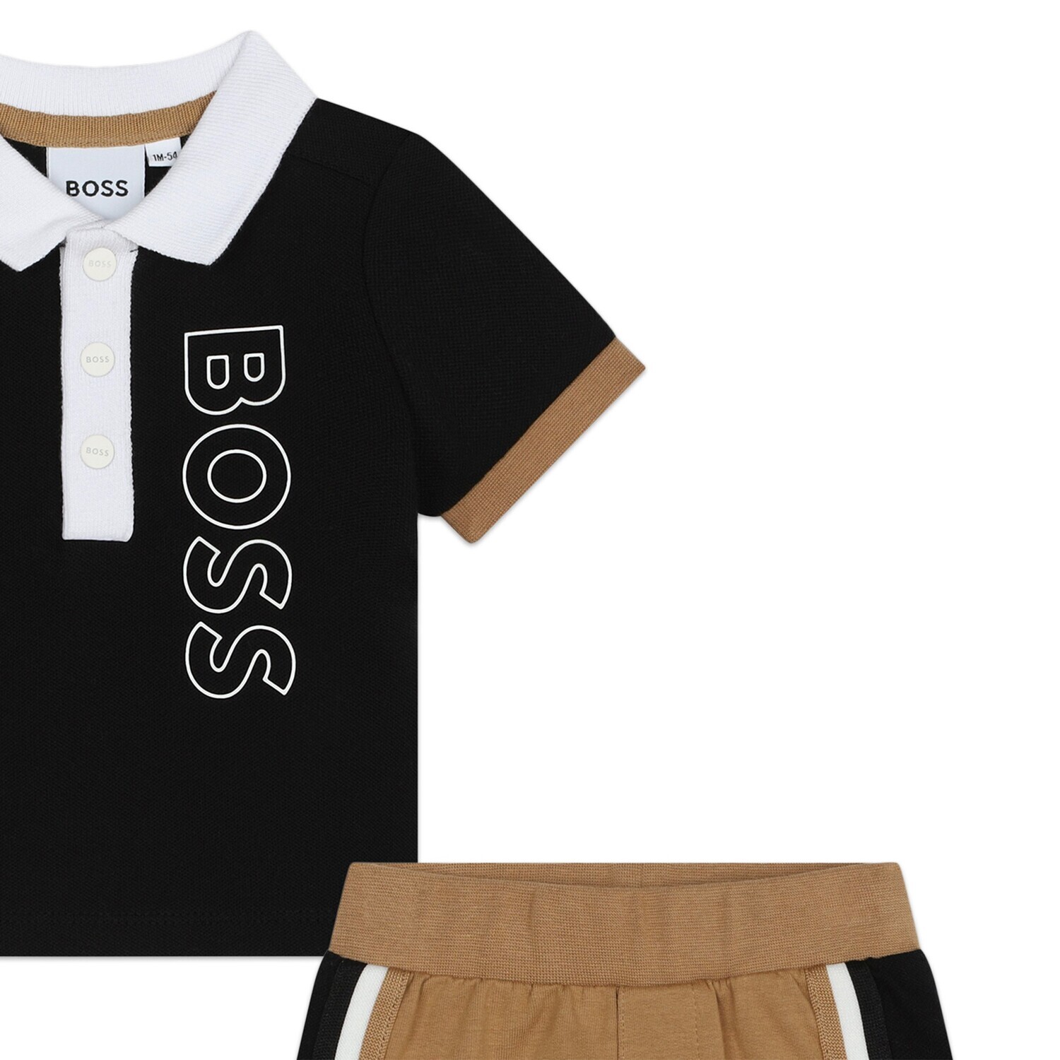 Boss J50785 Baby Boy's Polo & Shorts Set