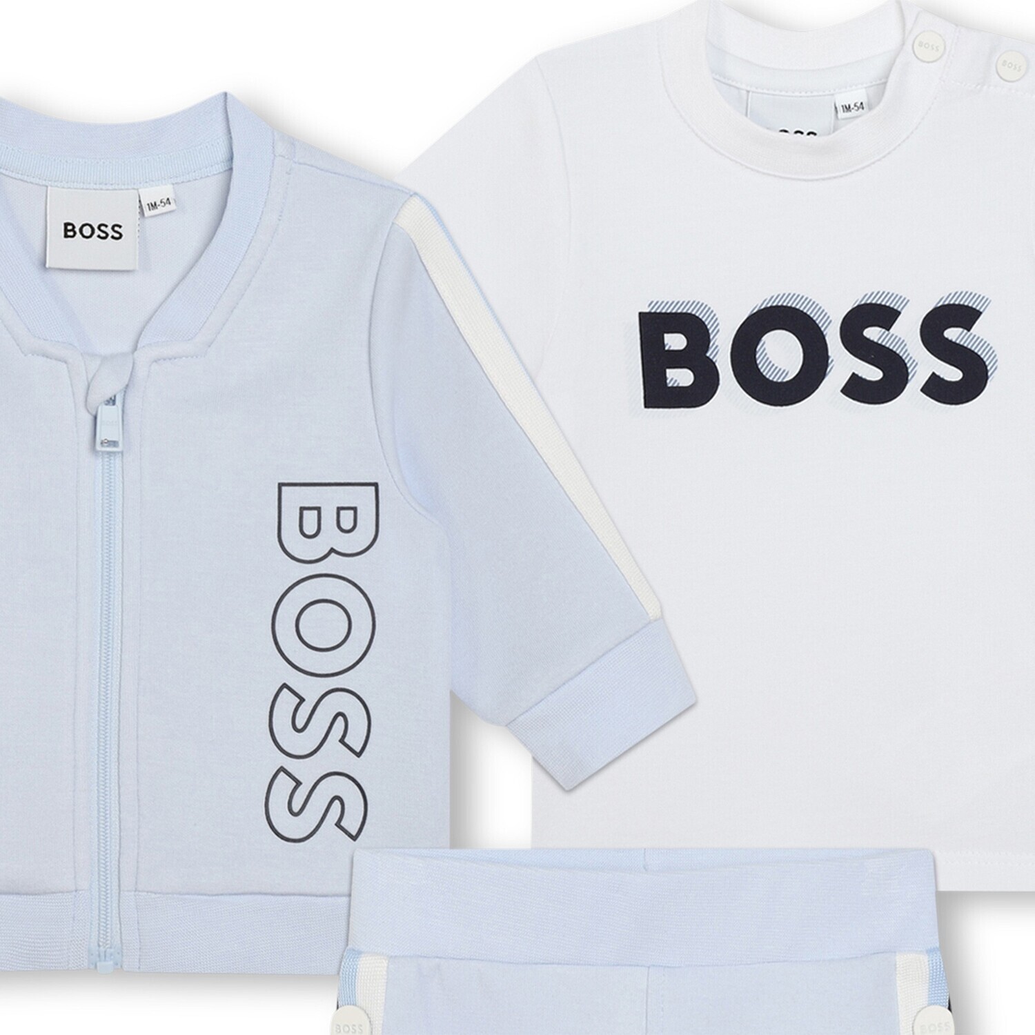 Boss J50796 Baby Boy's Tracksuit & Tee Set/