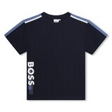 Boss J50722 Boy's SS T-Shirt w/Logo on Side/