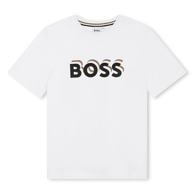 Boss J50723 Boy's Short Sleeve BOSS Logo T-Shirt