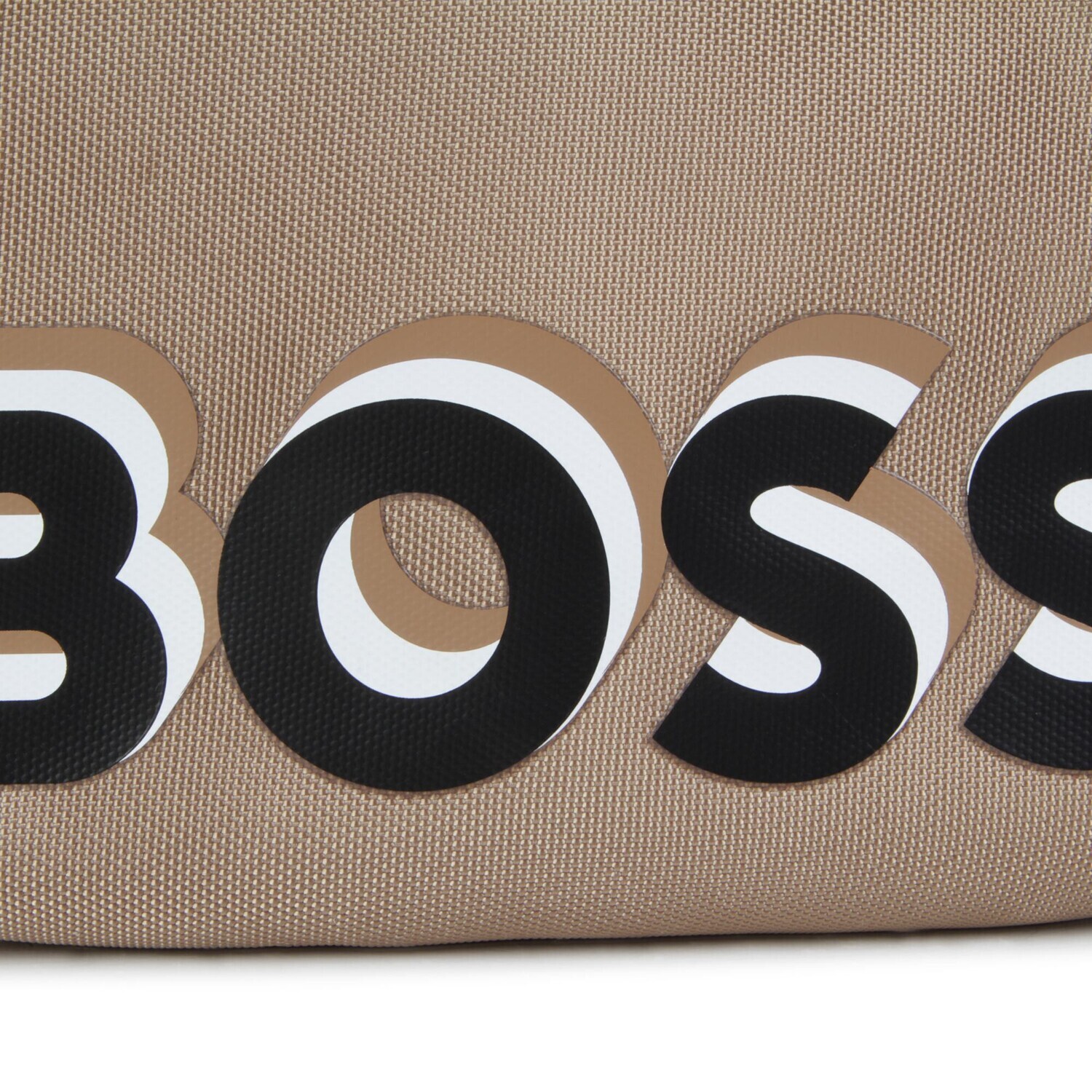Hugo Boss J50986/269 Men's OS Boss Logo Satchel Bag – Stone