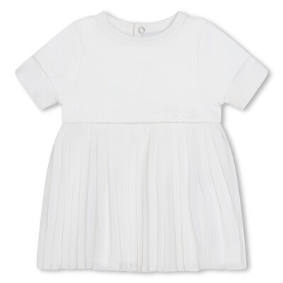 Hugo Boss J50811 Baby Girl's SS Pleated Dress/