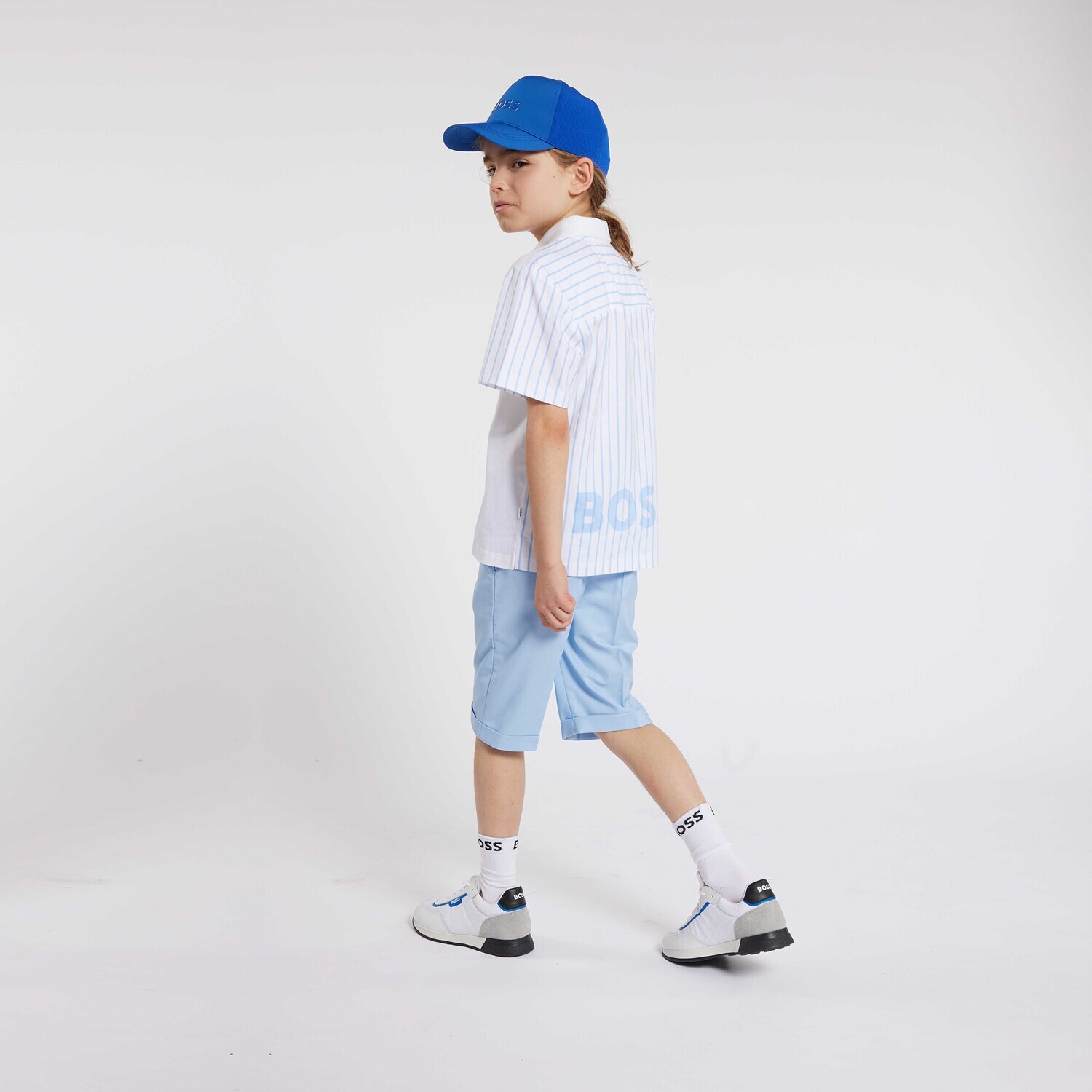 Hugo Boss J50945 Boy's BOSS Logo Cap