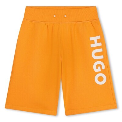 Hugo G00034 Boy's Logo Shorts/
